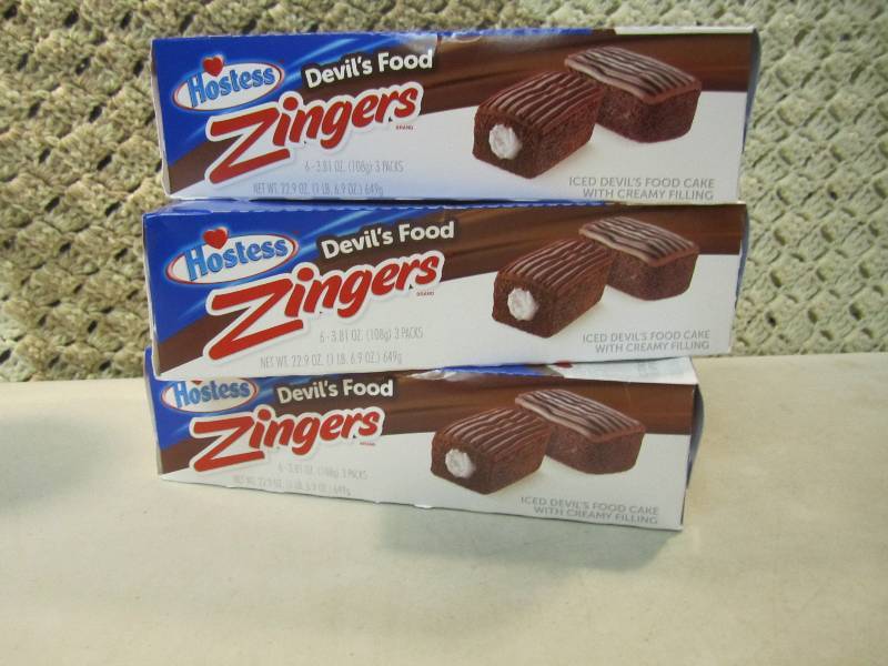 lot 110 image: Lot of 3 Boxes Hostess Devils Food ...