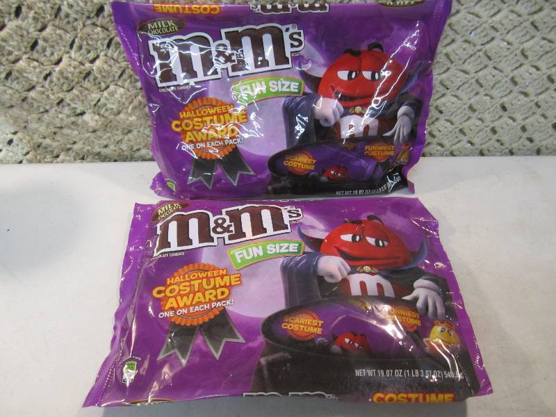 lot 123 image: 2 Big Bags M&Ms Fun Size Bags Best...
