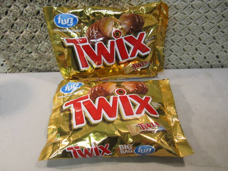 lot 124 image: 2 Big Bags Twix Fun Size Candy Bars...
