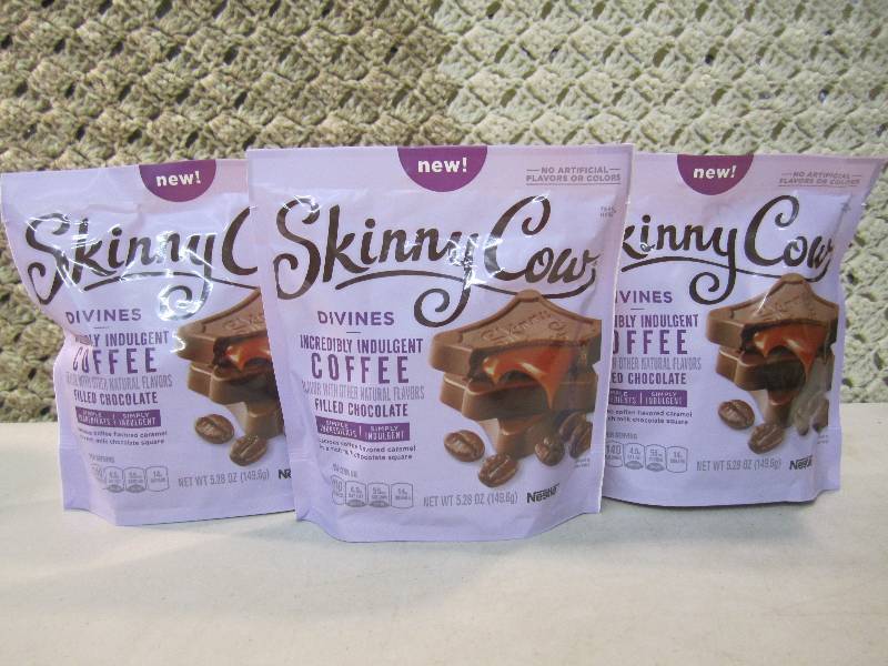 lot 139 image: Lot of 3 Bags Skinny Cow Divines Co...