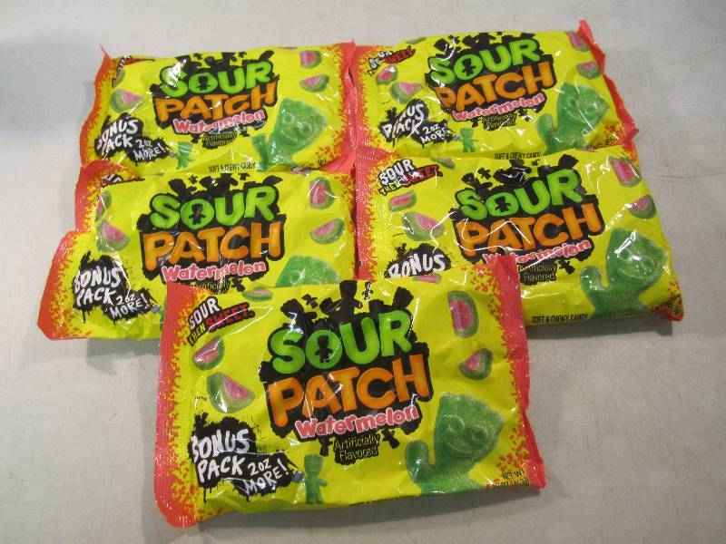 lot 145 image: Lot of 5 Bags of Watermelon Sour Pa...