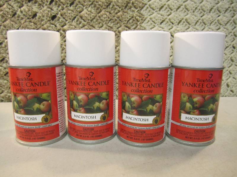 lot 176 image: Lot of 4 Cans TimeMist Yankee Candl...
