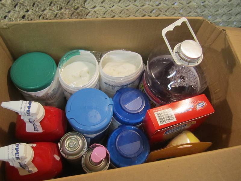 lot 192 image: Lot of Misc Cleaners Etc See Photos...