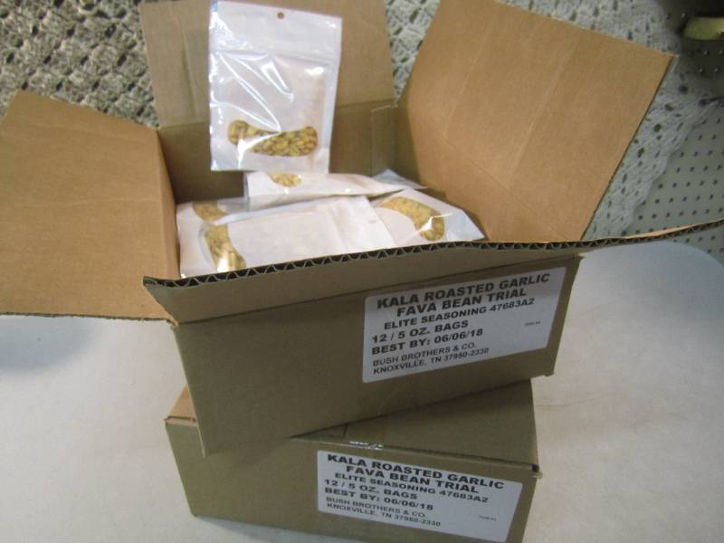 lot 222 image: 2 Cases of Roasted Garlic Kala Bean...
