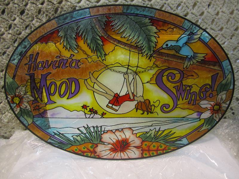 lot 244 image: Large 22 x 15 Sun Catcher Havina...