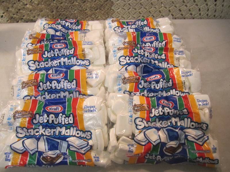 lot 267 image: Lot of 10 Bags Kraft Marshmallows J...