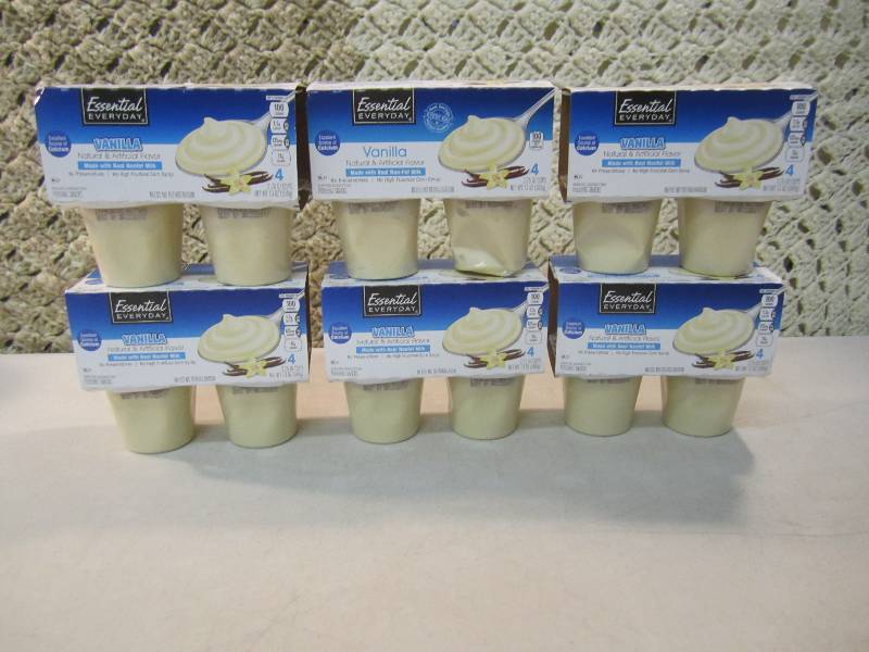 lot 270 image: Lot of 6 - 4-Packs Vanilla Pudding ...