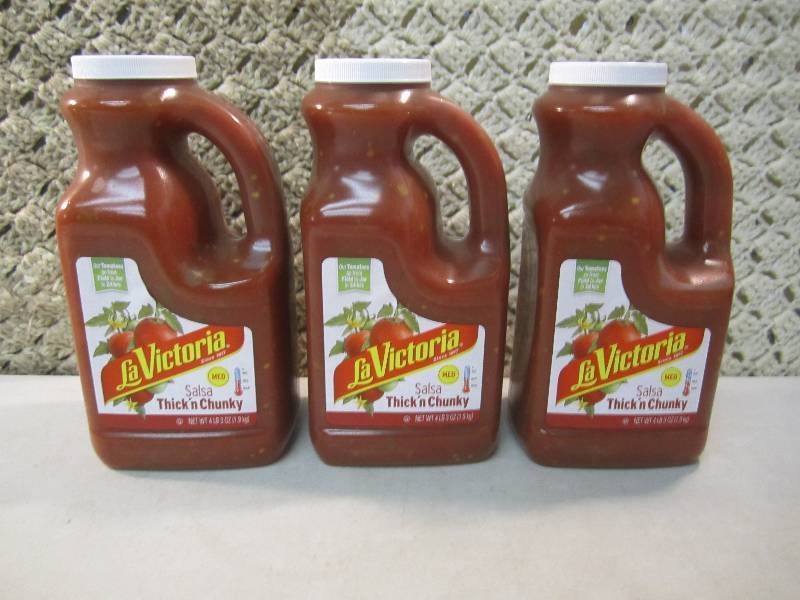 lot 281 image: Lot of 3 La Victoria Salsa Thick n...