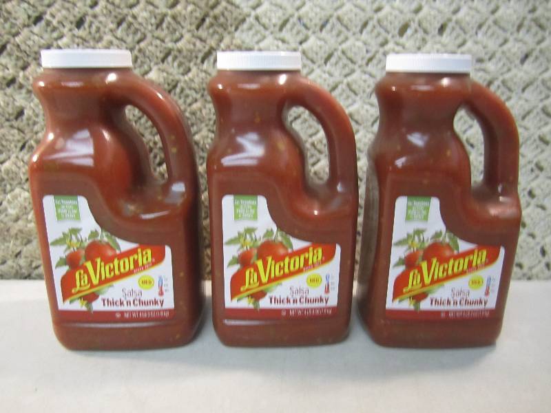 lot 282 image: Lot of 3 La Victoria Salsa Thick n...