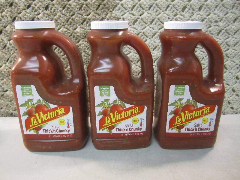 lot 283 image: Lot of 3 La Victoria Salsa Thick n...