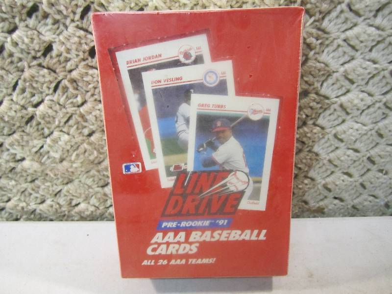 lot 317 image: 1991 Line Drive Pre-Rookie AAA Base...