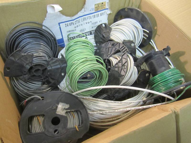 Lot of Misc Rolls of Various Wire  ...