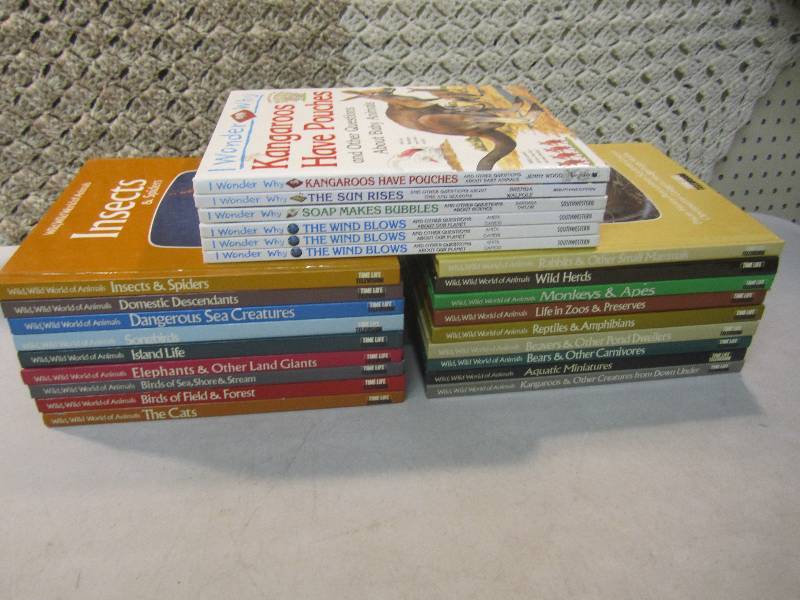 2 Sets of Books 18 pc set Wild Wild...