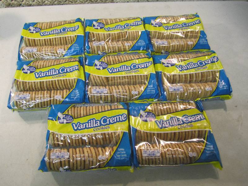 Lot of 8 Packs Vanilla Creme Cookie...
