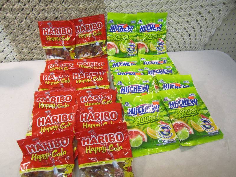Mix Lot of 22 Bags Candy 12 Haribo ...
