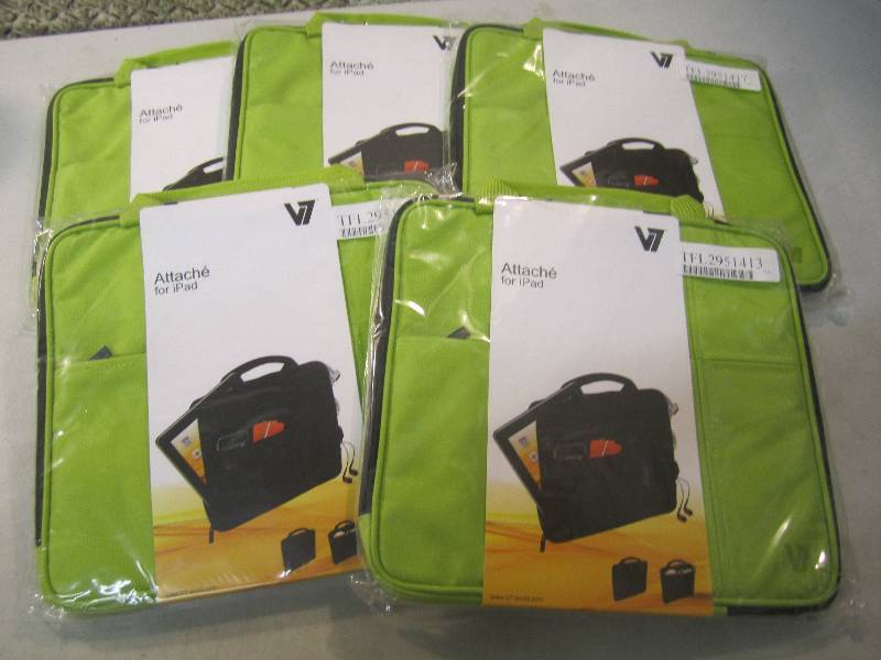 Lot of 5 Green V7 Slim Attache Carr...