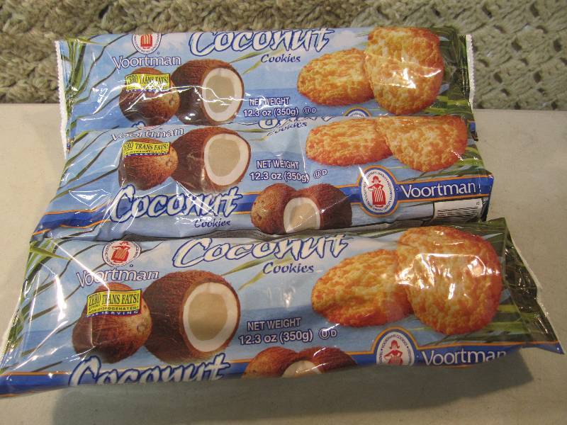 3 Packs of Coconut Cookies Best by ...