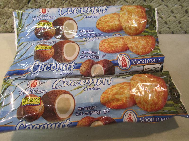 3 Packs of Coconut Cookies Best by ...