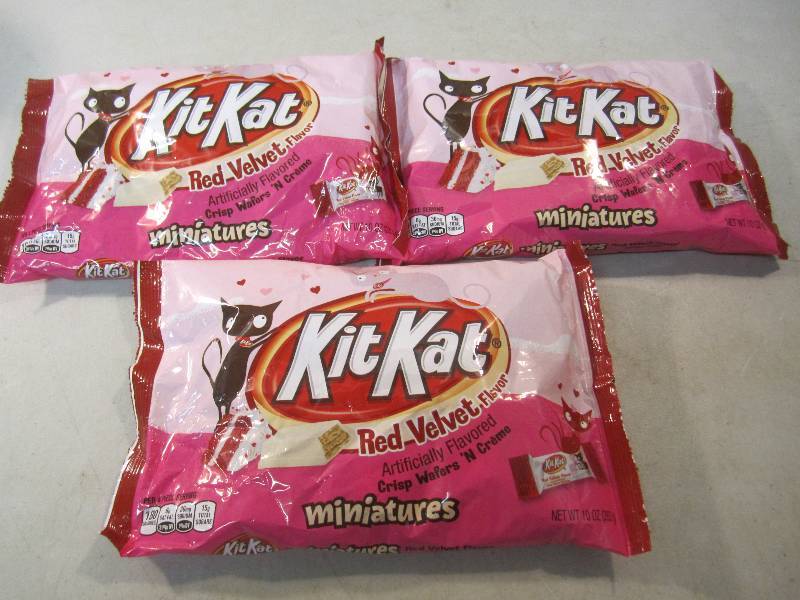 3 Bags Kit Kat Red Velvet Flavor Mi...