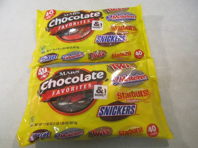 2 Big Bags Mixed Fun Size Candy 40 ...