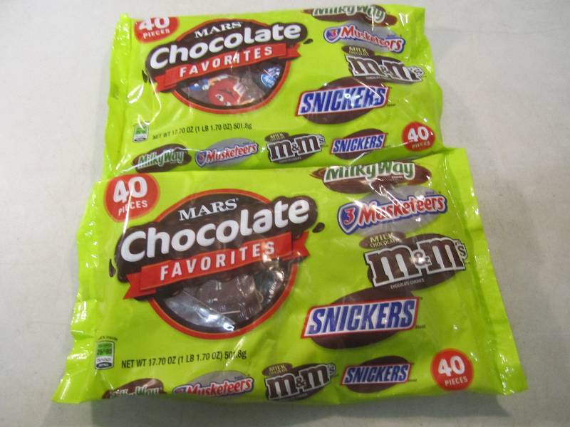 2 Big Bags Mixed Fun Size Candy 40 ...
