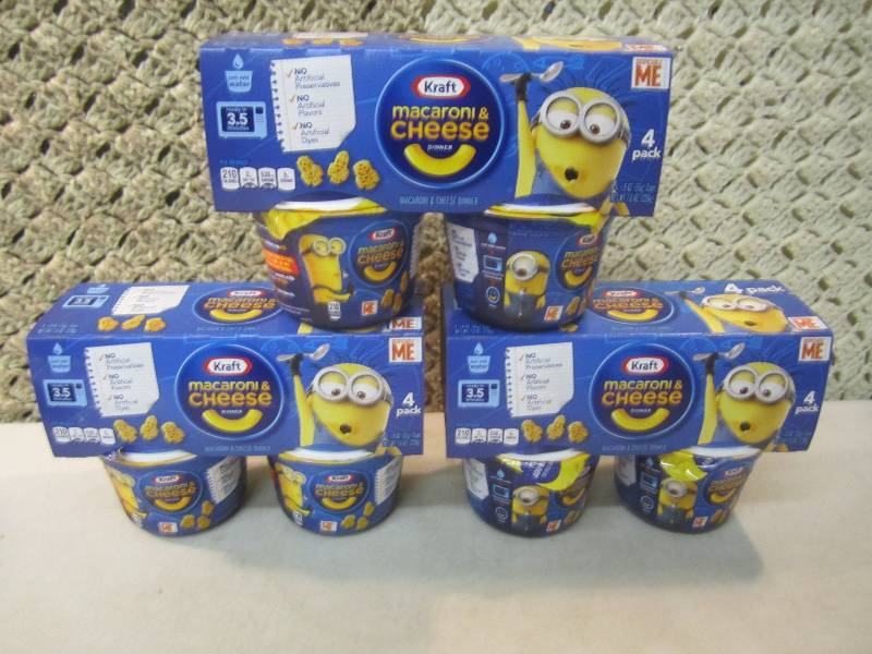 Lot of 3 - 4 packs Kraft Macaroni &...