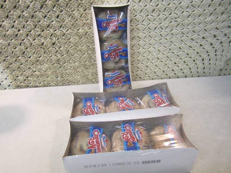 Lot of 3 Packs Hostess Cinnamon Rol...