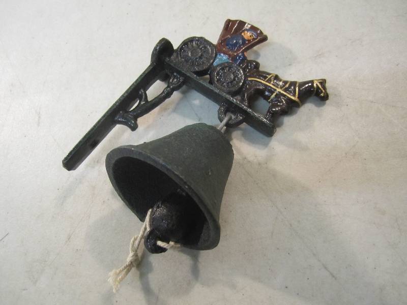 Cast Iron Bell and Mounting Bracket...