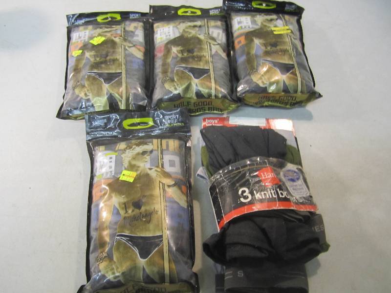 4 - 4-Packs of Mens Sport Briefs X-...