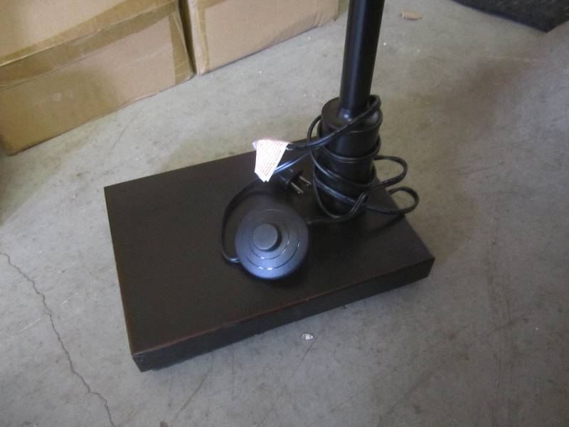 Expandable Floor Lamp Black 58.5 t...