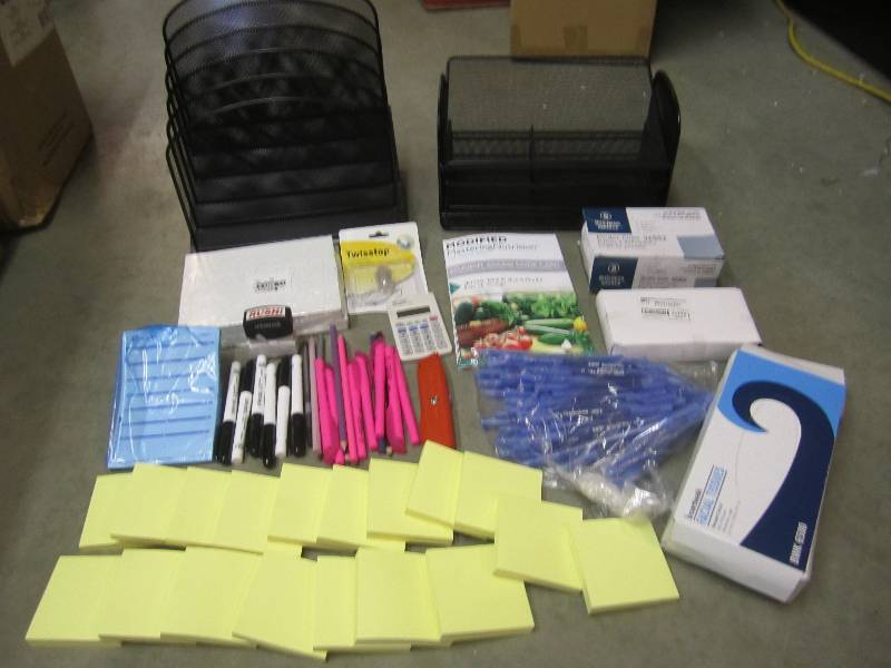 Lot of Misc Office Supplies Etc See...