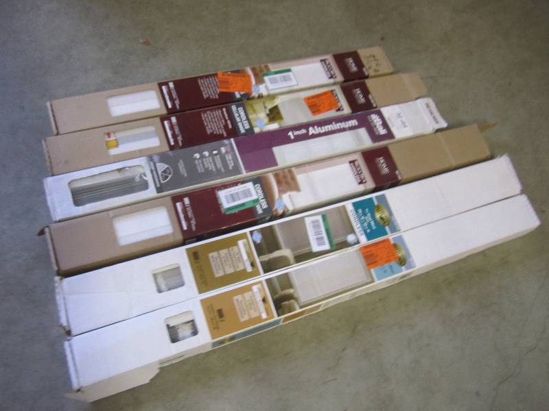 Mix Lot of 6 Various Window Blinds ...