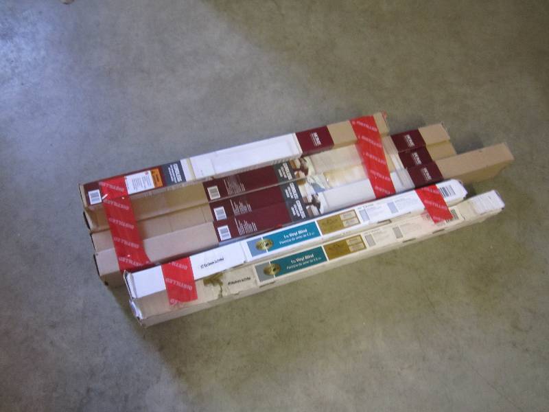 Mix Lot of 6 Various Window Blinds ...