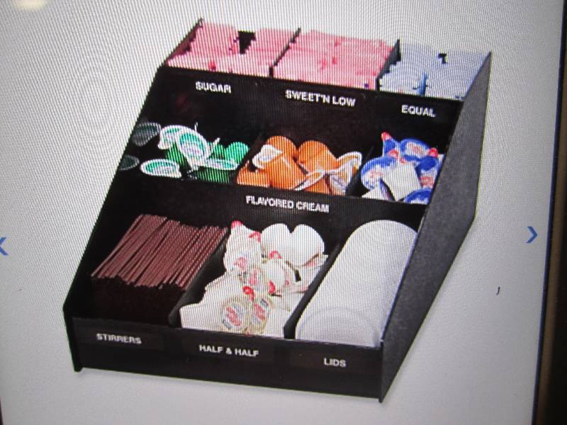 9 Compartment Condiment Organizer B...