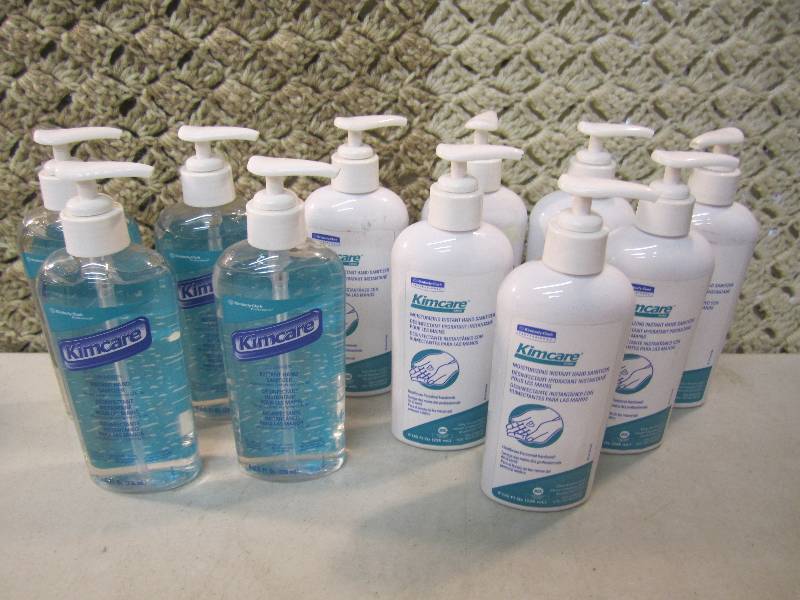 Lot of 11 KimCare Hand Sanitizers  ...