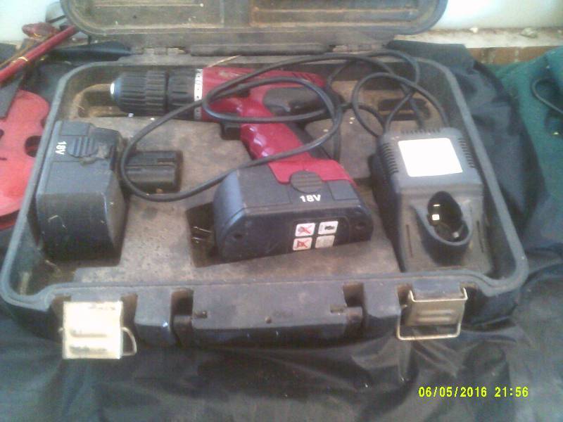 18 VOLT TOOL SHOP DRILL