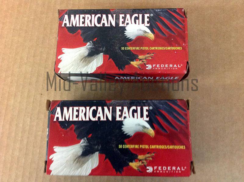 lot 5 image: 2 Boxes American Eagle 327 Federal Magnum