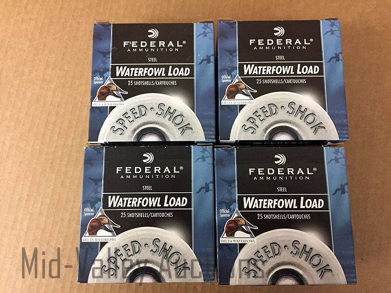 lot 136 image: 4 Boxes Federal 12 Gauge Waterfowl Load