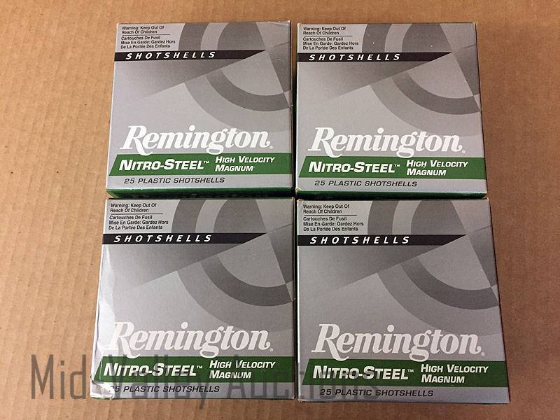 lot 139 image: 4 Boxes Remington 12 Gauge Shotgun Shells
