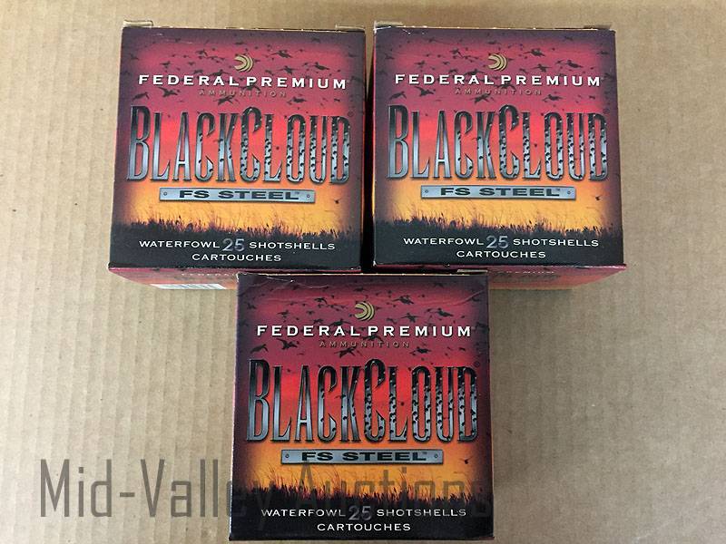 lot 141 image: 3 Boxes Federal Premium 12 Gauge Waterfowl Shotshells