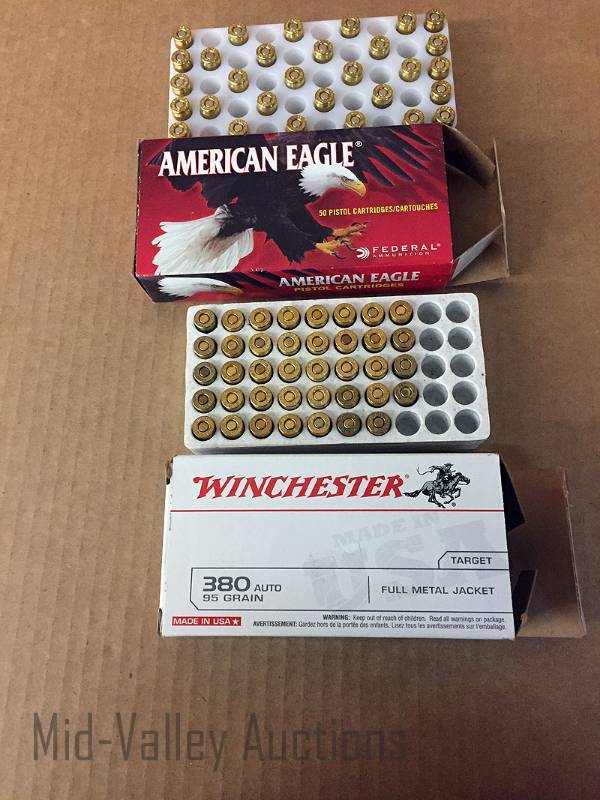 lot 160 image: Open Boxes of 380 Auto Shells