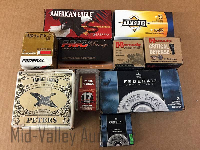 lot 161 image: Assorted Boxes of Open Ammo