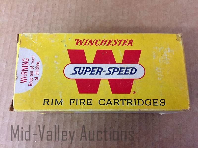 lot 165 image: Vintage Winchester 22 Long Riffle Shells