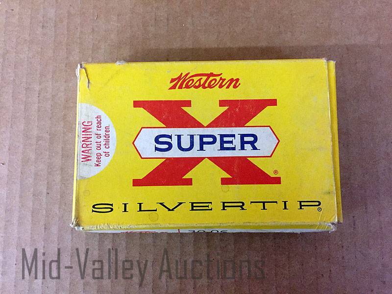 lot 175 image: Vintage Western 30-06 Springfield Silvertip