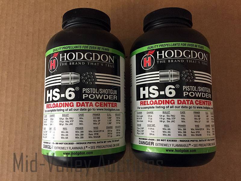 2# Hodgdon HS-6 Piston/Shotgun Powder | COMPLETE GUN SHOP LIQUIDATION - 1  of 2 Mayville ND | K-BID