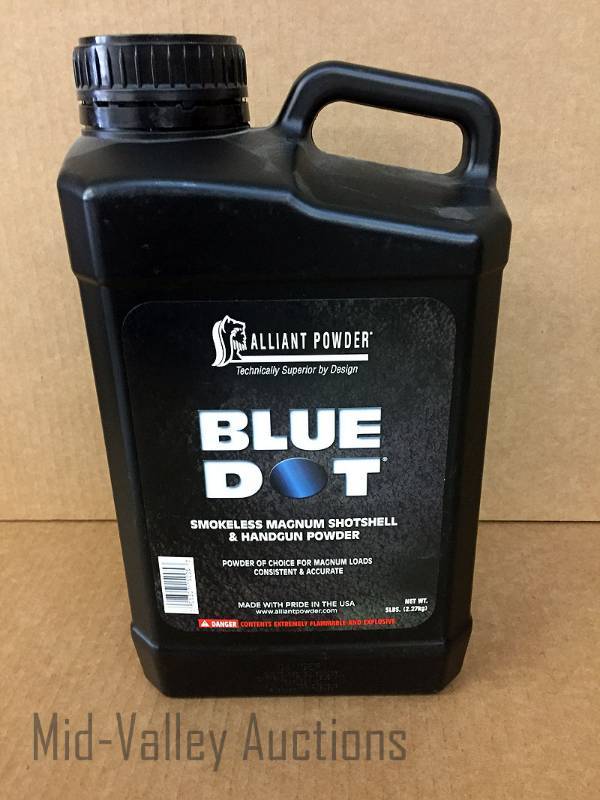 lot 208 image: 5# Alliant Blue Dot Smokeless Magnum Shotshell & Handgun Powder