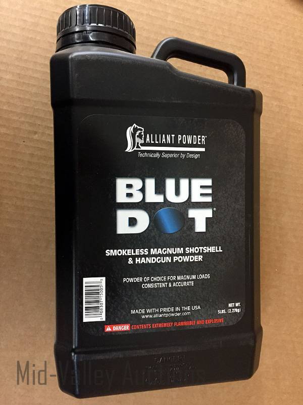 lot 209 image: 5# Alliant Blue Dot Smokeless Magnum Shotshell & Handgun Powder