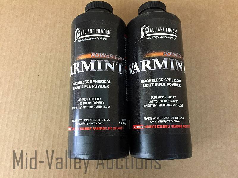 lot 210 image: 2# Alliant Varmint Power Pro Light Rifle Powder