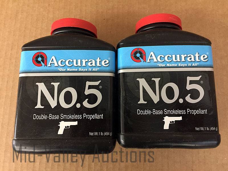 lot 216 image: 2# Accurate No. 5 Double-Base Smokeless Propellant