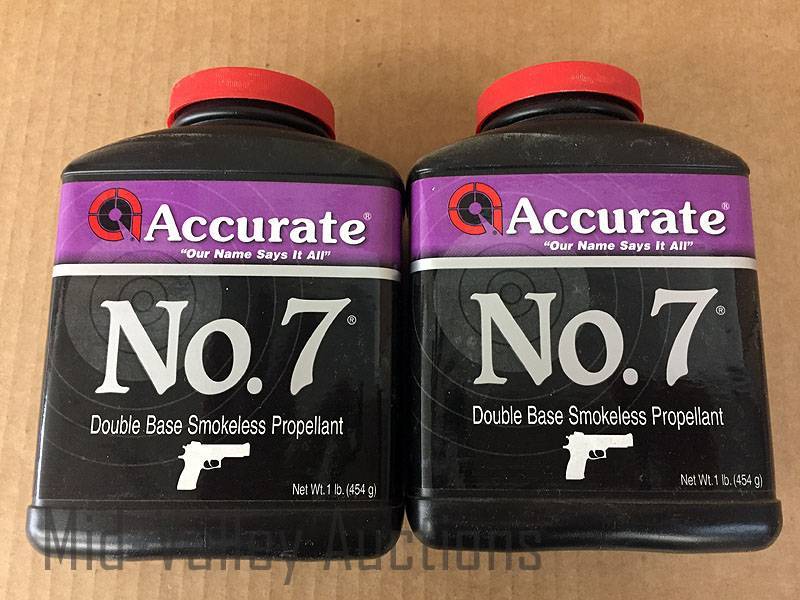 lot 217 image: 2# Accurate No. 7 Double Base Smokeless Propellant